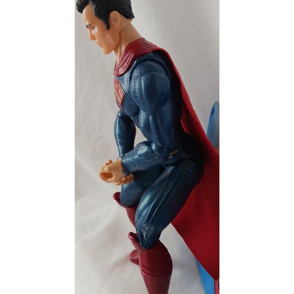 Superman Action Doll and Vintage Superman Logo Tin Lunch Box - Picture 8 of 16